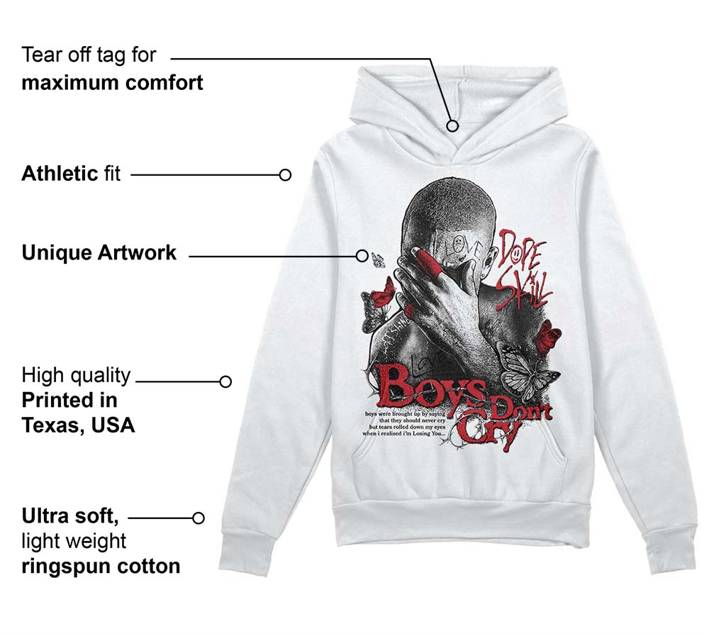 Red Taxi 12s DopeSkill Hoodie Sweatshirt Boys Don't Cry Graphic