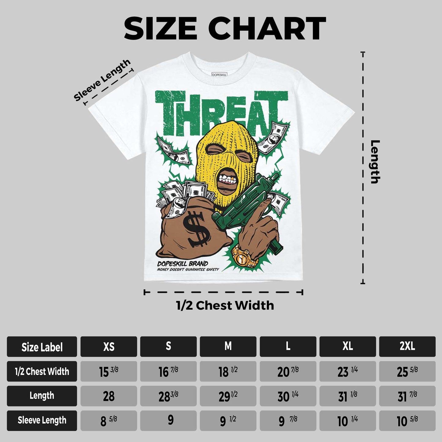 Green Collection DopeSkill Oversize Print T-Shirt Under Threat Graphic