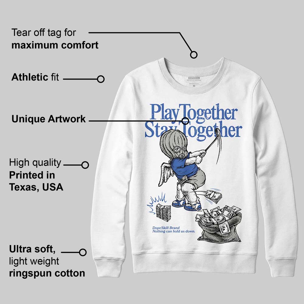 Lucky Shorts 3s DopeSkill Sweatshirt Play together, Stay together Graphic