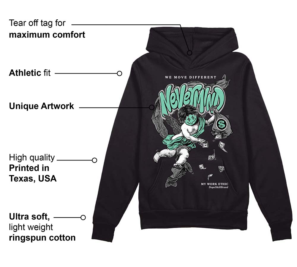 Green Glow 3s DopeSkill Hoodie Sweatshirt Nevermind Graphic