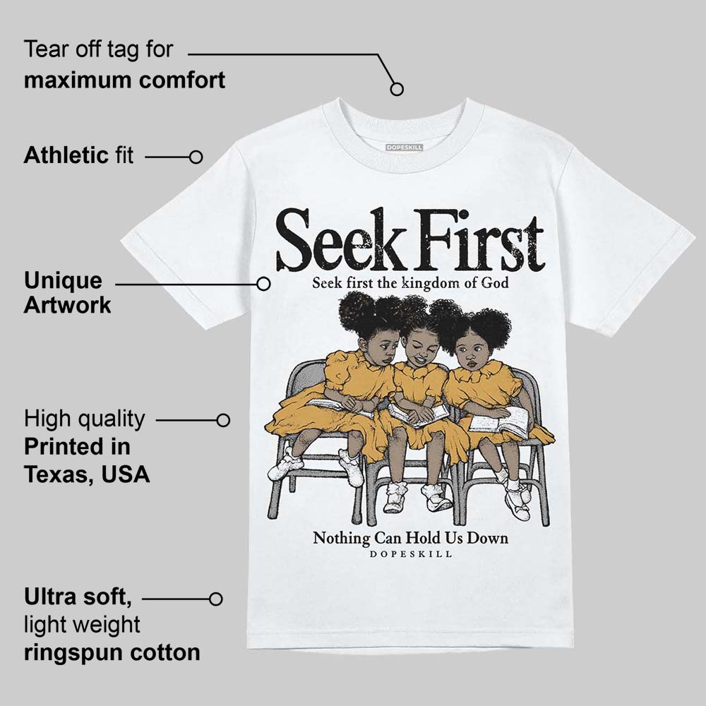 Gratitude 11s DopeSkill T-Shirt New Seek First Graphic