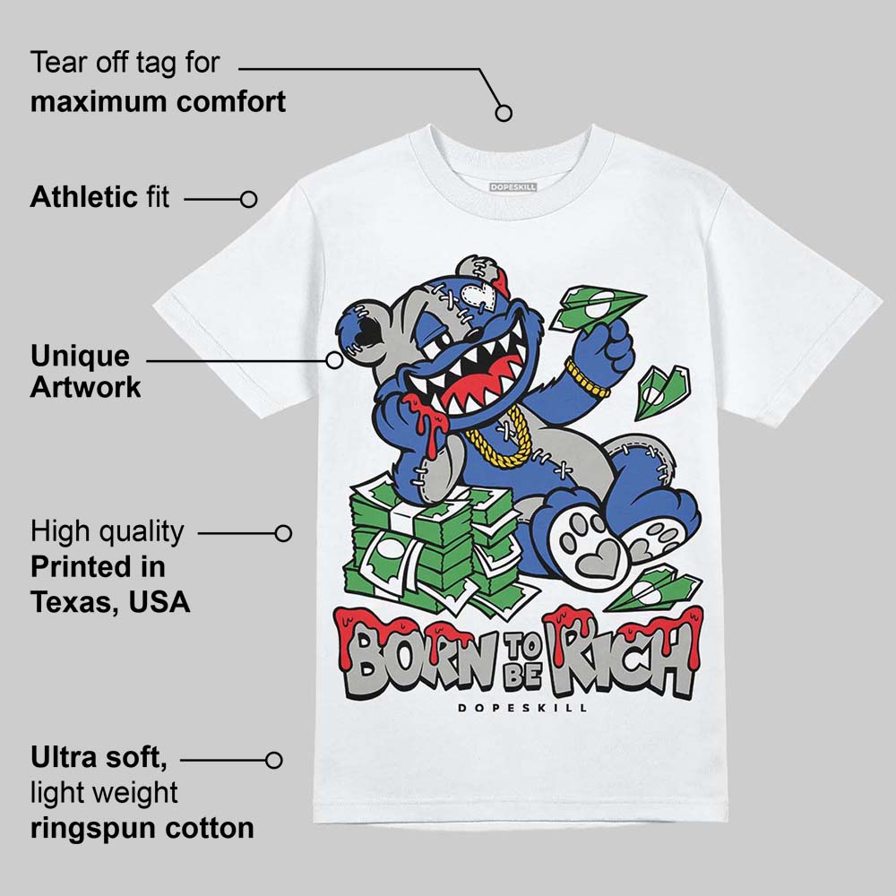 Lucky Shorts 3s DopeSkill T-Shirt Born To Be Rich Graphic