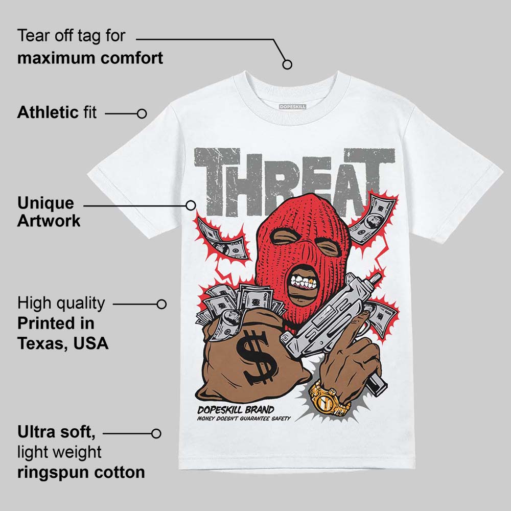 Grey Collection DopeSkill T-Shirt Under Threat Graphic