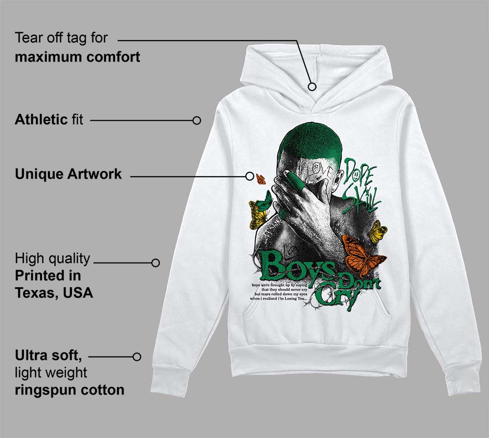 Green Collection DopeSkill Hoodie Sweatshirt Boys Don't Cry Graphic