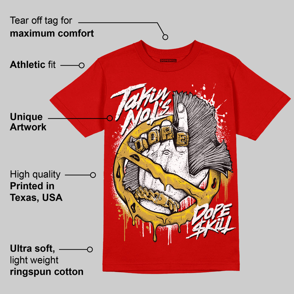 Red Collection DopeSkill Red T-shirt Takin No L's Graphic