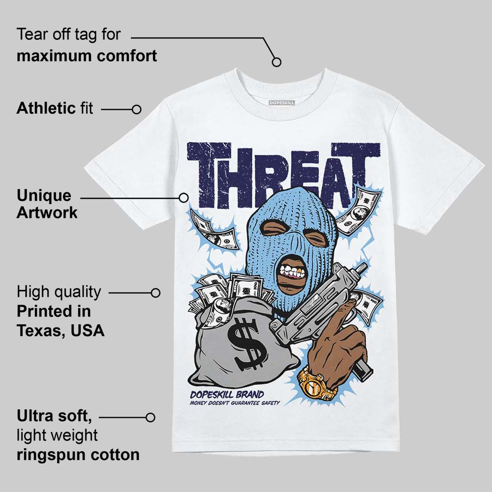 University Blue Collection DopeSkill T-Shirt Under Threat Graphic