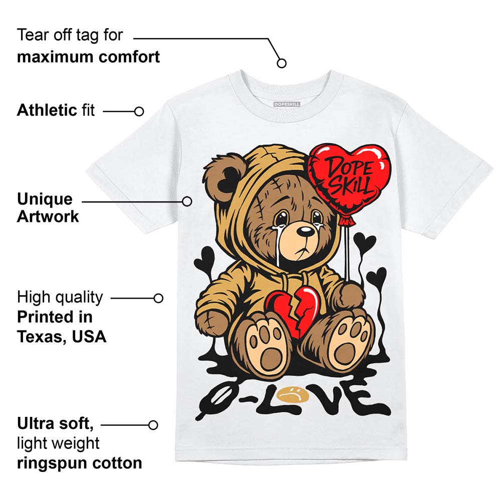Gratitude 11s DopeSkill T-Shirt Broken Bear Graphic