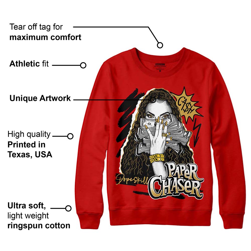 Red Collection DopeSkill Red Sweatshirt NPC Graphic