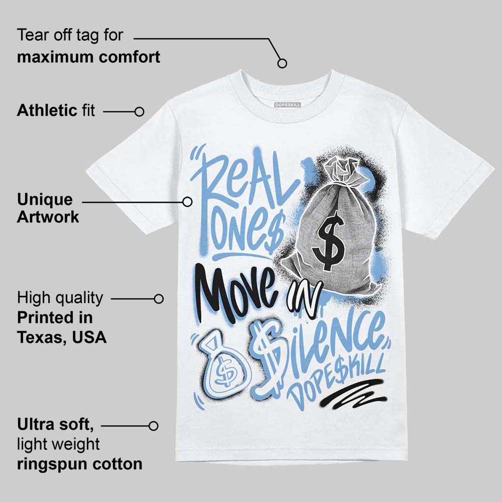 Melo 12s DopeSkill T-Shirt Real Ones Move In Silence Graphic