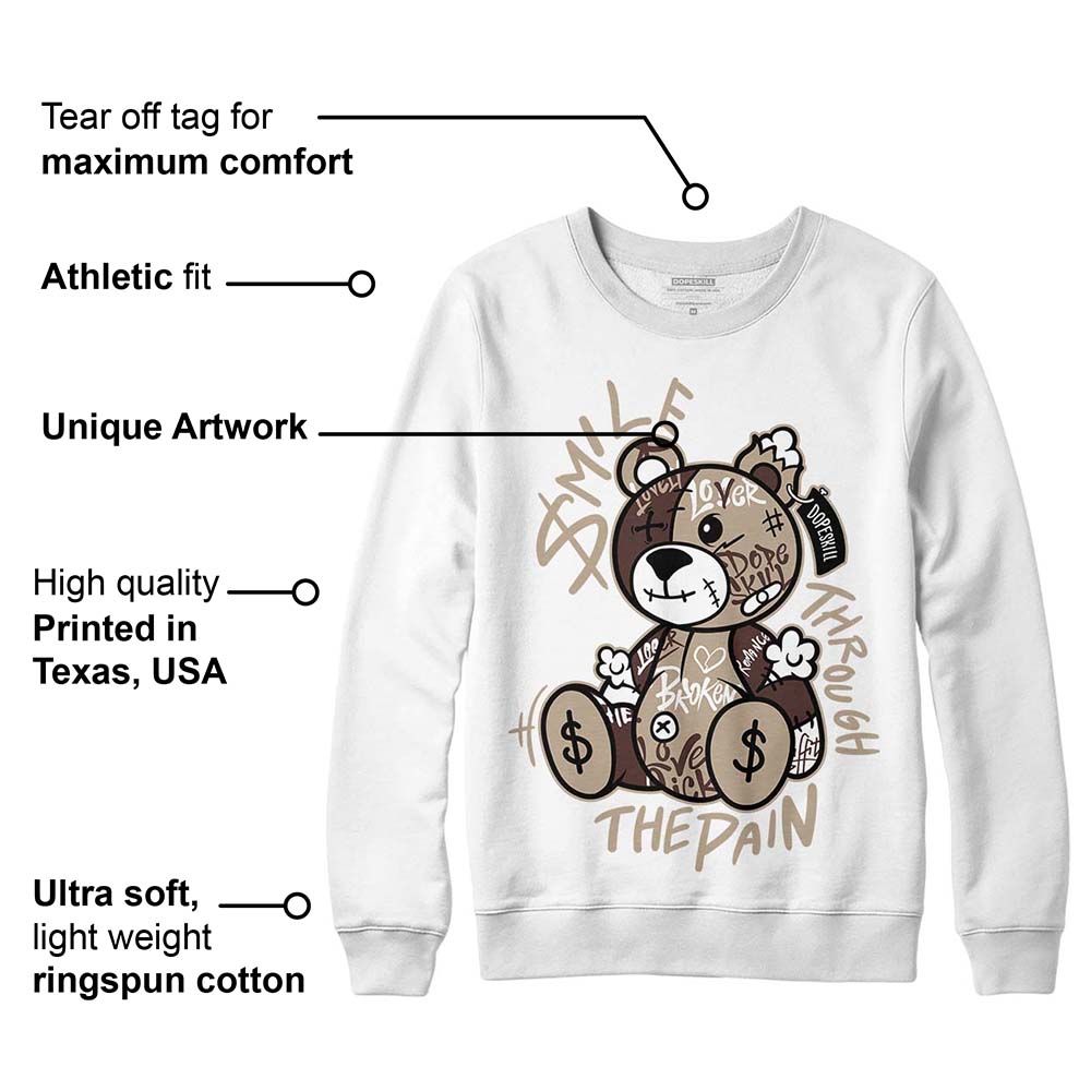 Latte 1s DopeSkill Sweatshirt Smile Through The Pain Graphic