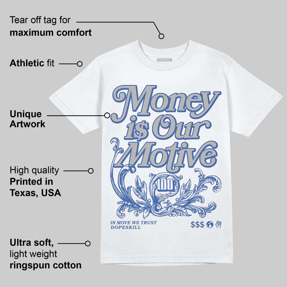 Lucky Shorts 3s DopeSkill T-Shirt Money Is Our Motive Typo Graphic