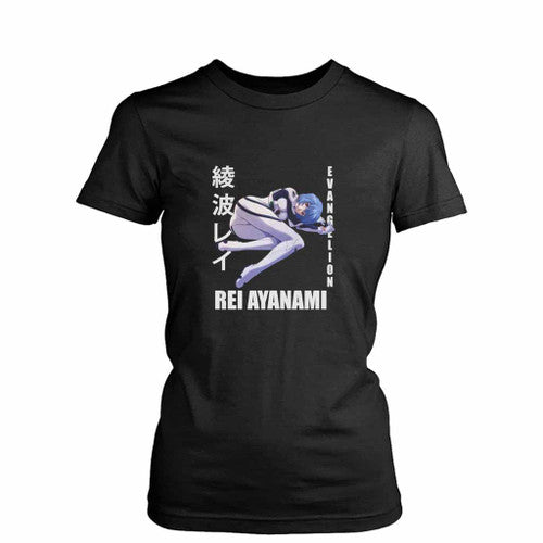 Neon Genesis Evangelion Rei Ayanami Anime Womens T-Shirt Tee