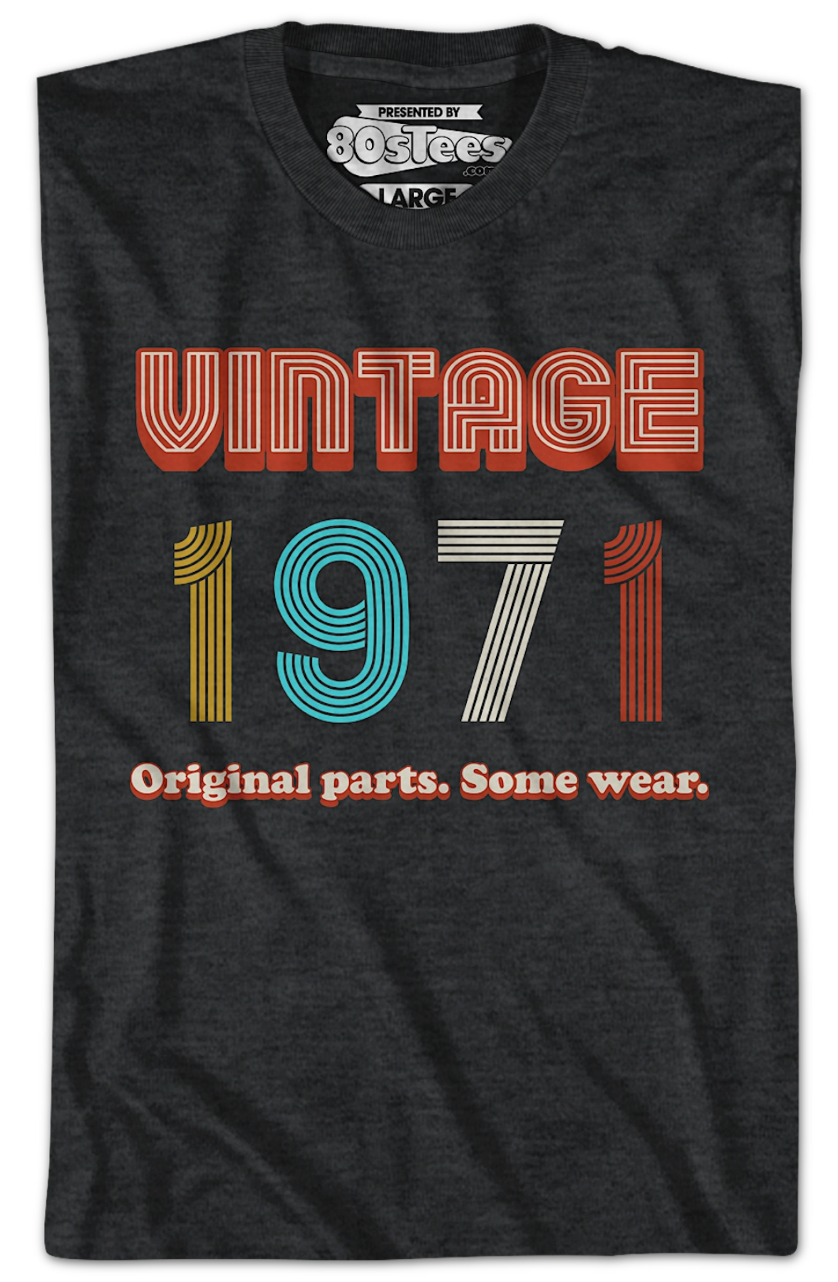 Original Parts Some Wear Vintage 1971 T-Shirt