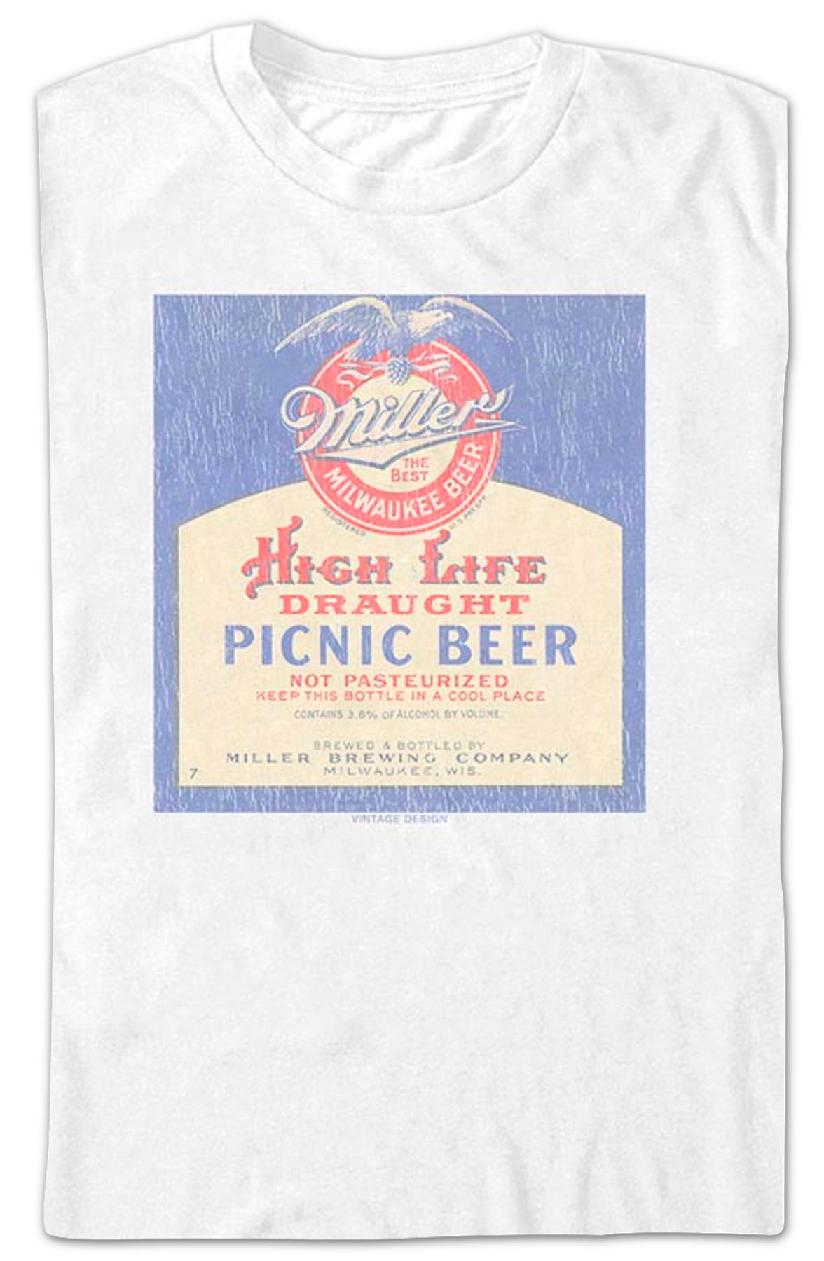 Picnic Beer Miller High Life T-Shirt