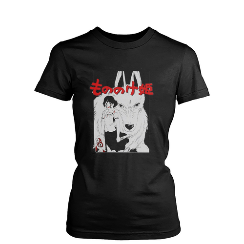 Princesse Mononoke Mononoke No Hime Studio Ghibli Anime Womens T-Shirt Tee