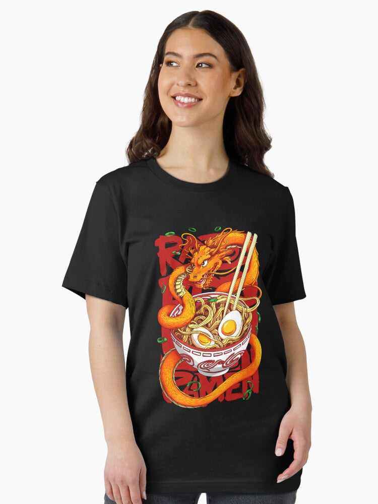 Japanese Ramen Noodles Dragon Bowl Kawaii Anime Men Women Essential T-Shirt Style001