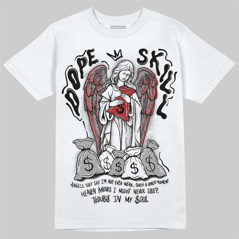 White Thunder 4s DopeSkill T-Shirt Angels Graphic