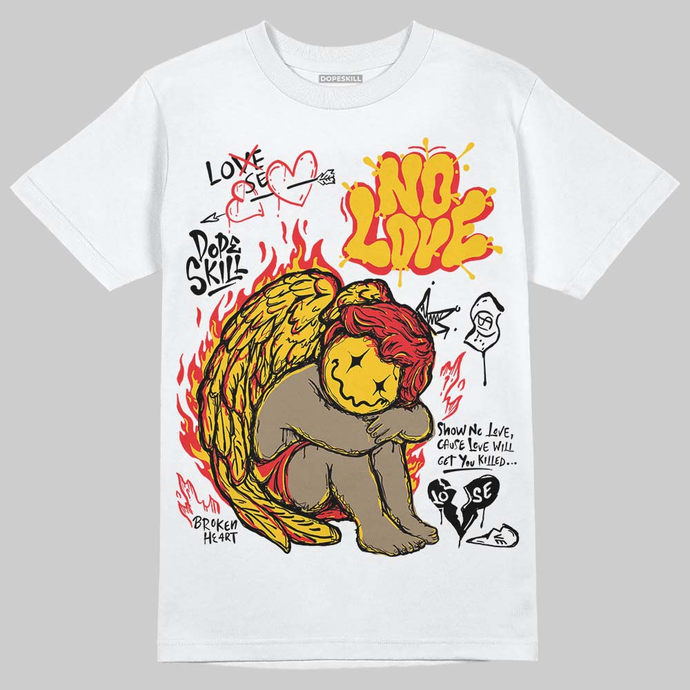 Yellow Collection DopeSkill T-Shirt No Love Graphic