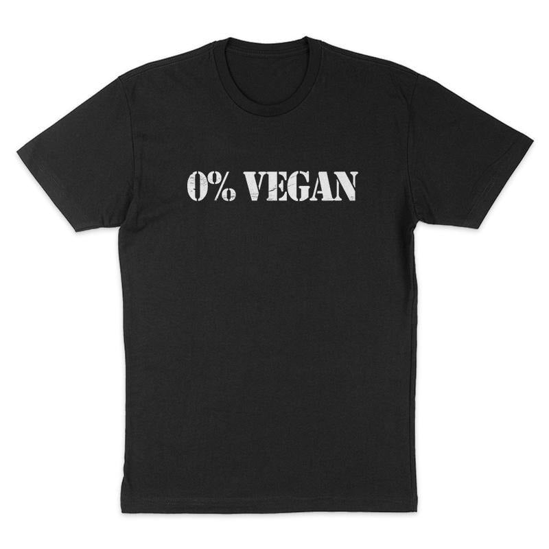 0% Vegan Tee, Funny Shirt, Dark Humor Tee, Hoodie Sweatshirt | HypeCrazeTee.com