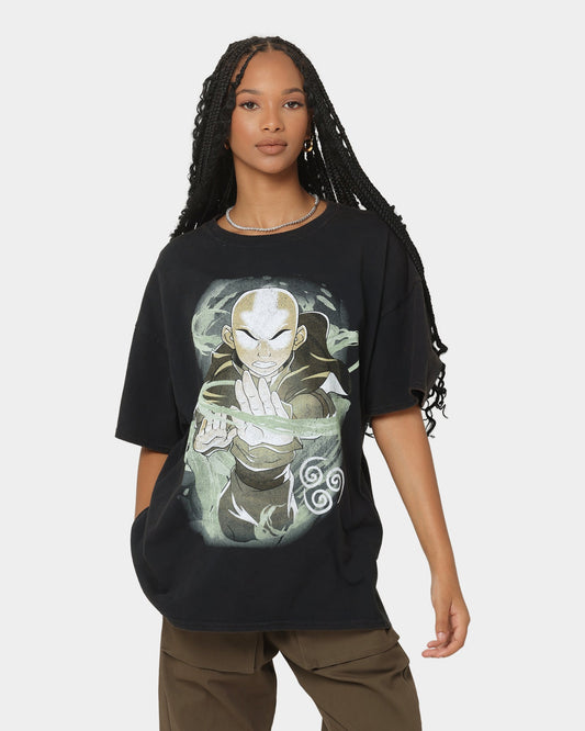 Goat Crew x Avatar: The Last Airbender Air Elements Vintage T-Shirt Black Wash Style001