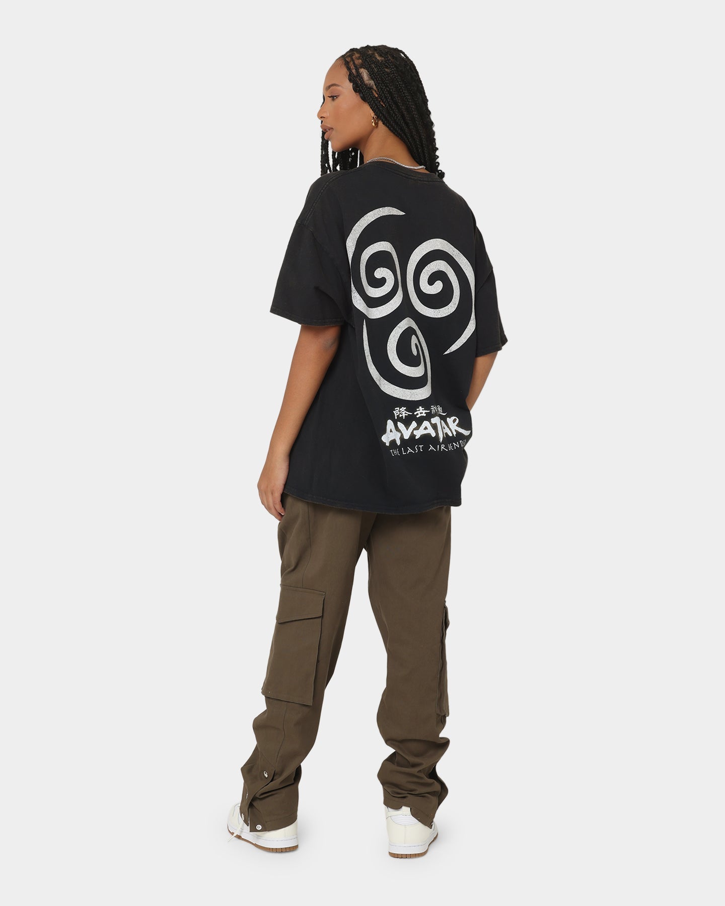 Goat Crew x Avatar: The Last Airbender Air Elements Vintage T-Shirt Black Wash Style001
