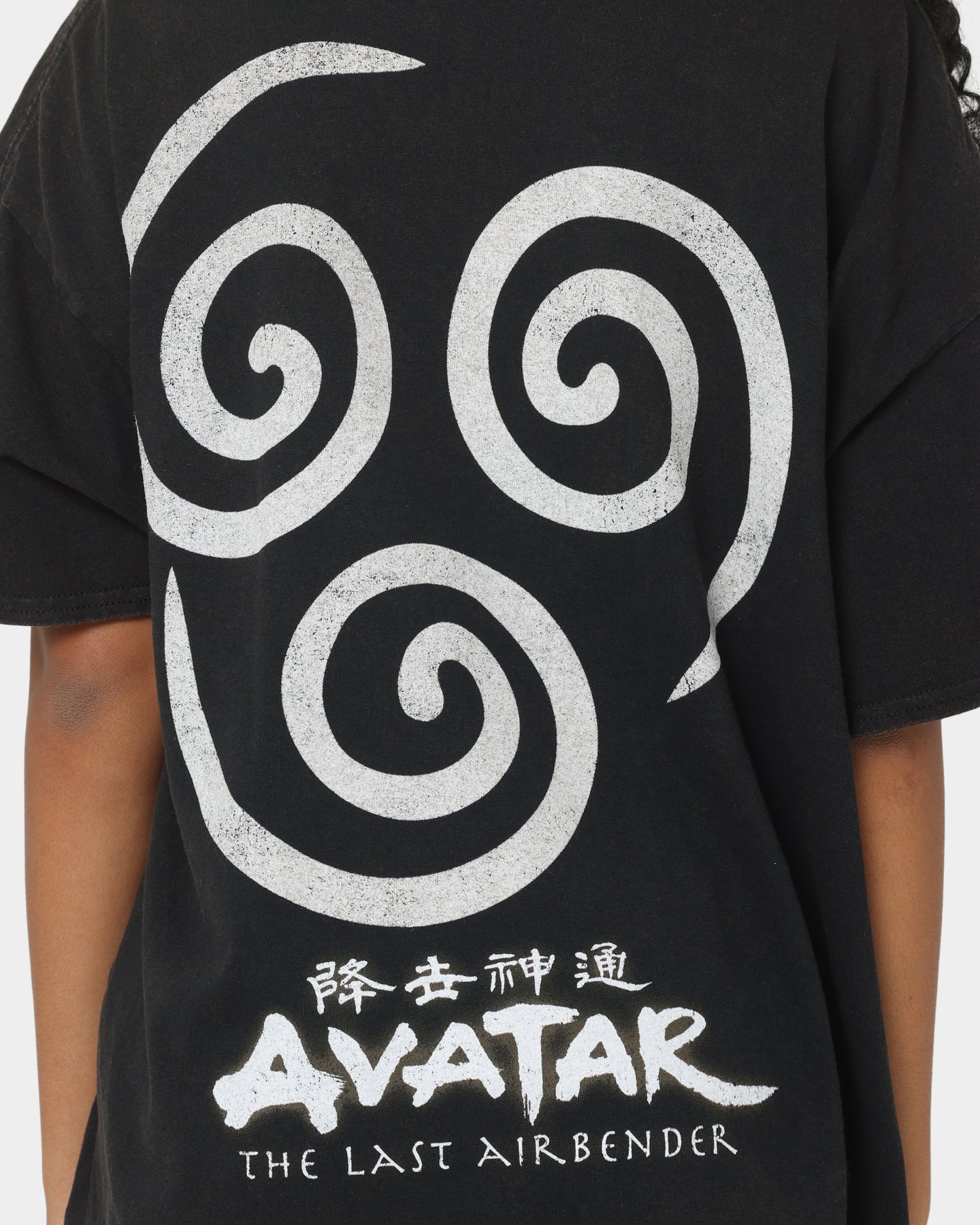 Goat Crew x Avatar: The Last Airbender Air Elements Vintage T-Shirt Black Wash Style001