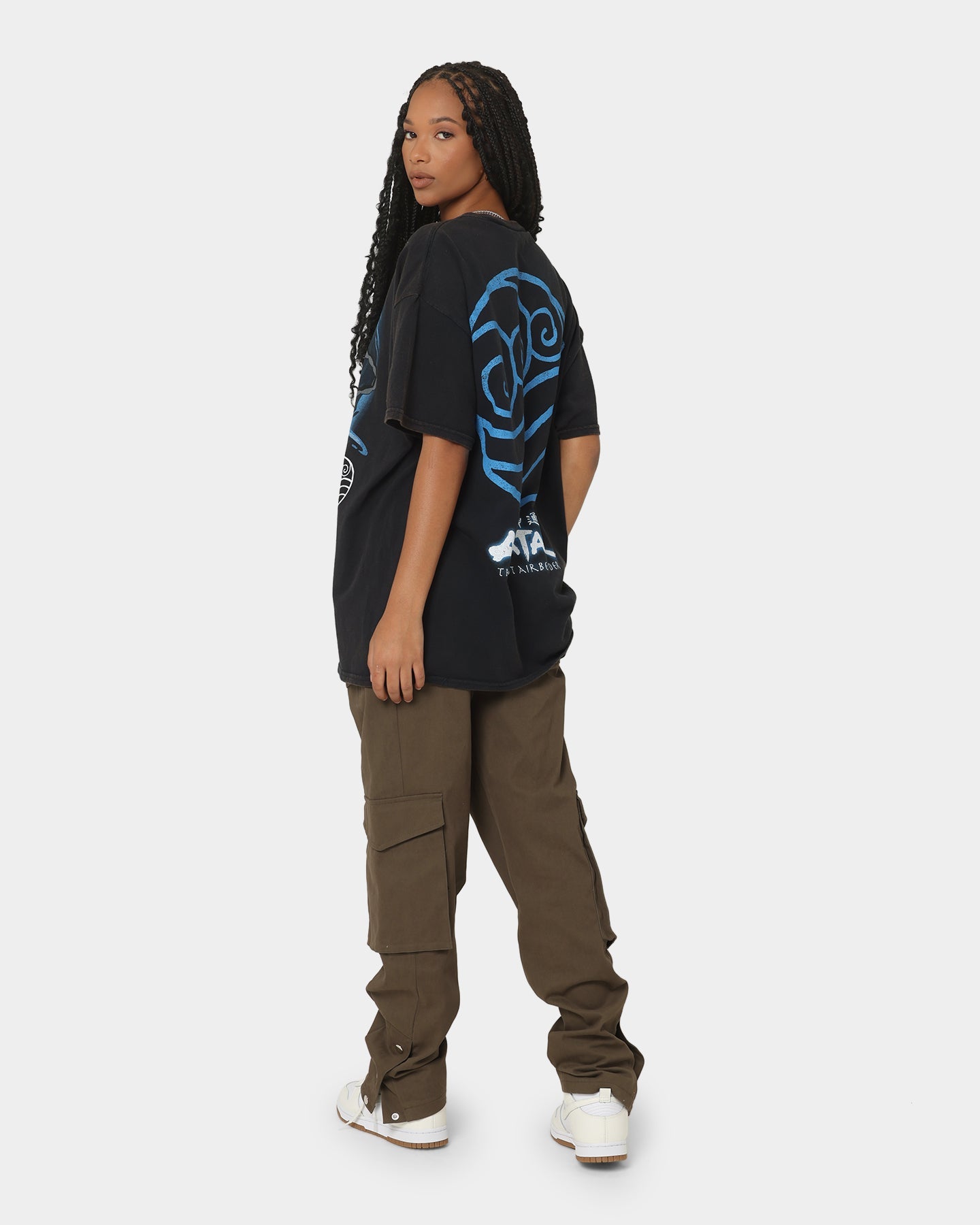 Goat Crew x Avatar: The Last Airbender Water Elements Vintage T-Shirt Black Wash Style001