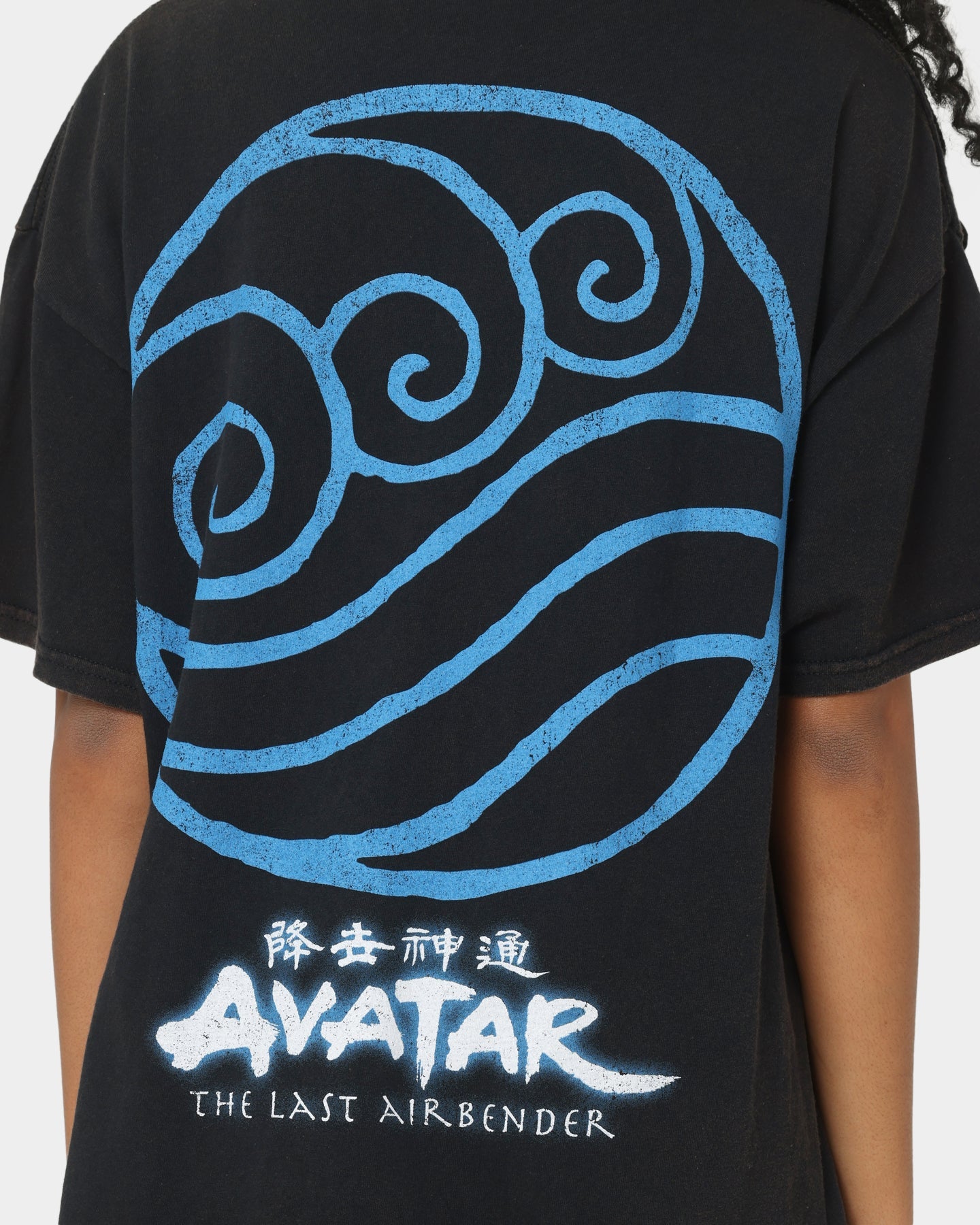 Goat Crew x Avatar: The Last Airbender Water Elements Vintage T-Shirt Black Wash Style001