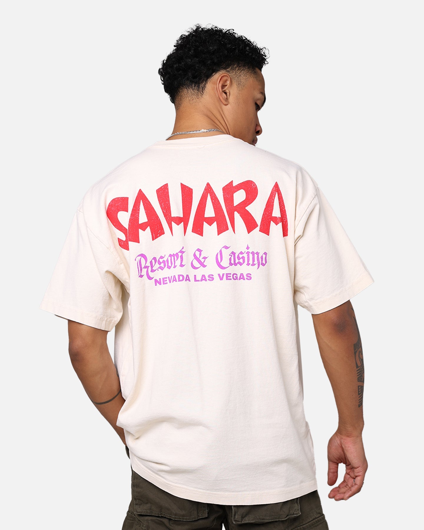 American Thrift Sahara Casino Vintage T-Shirt White