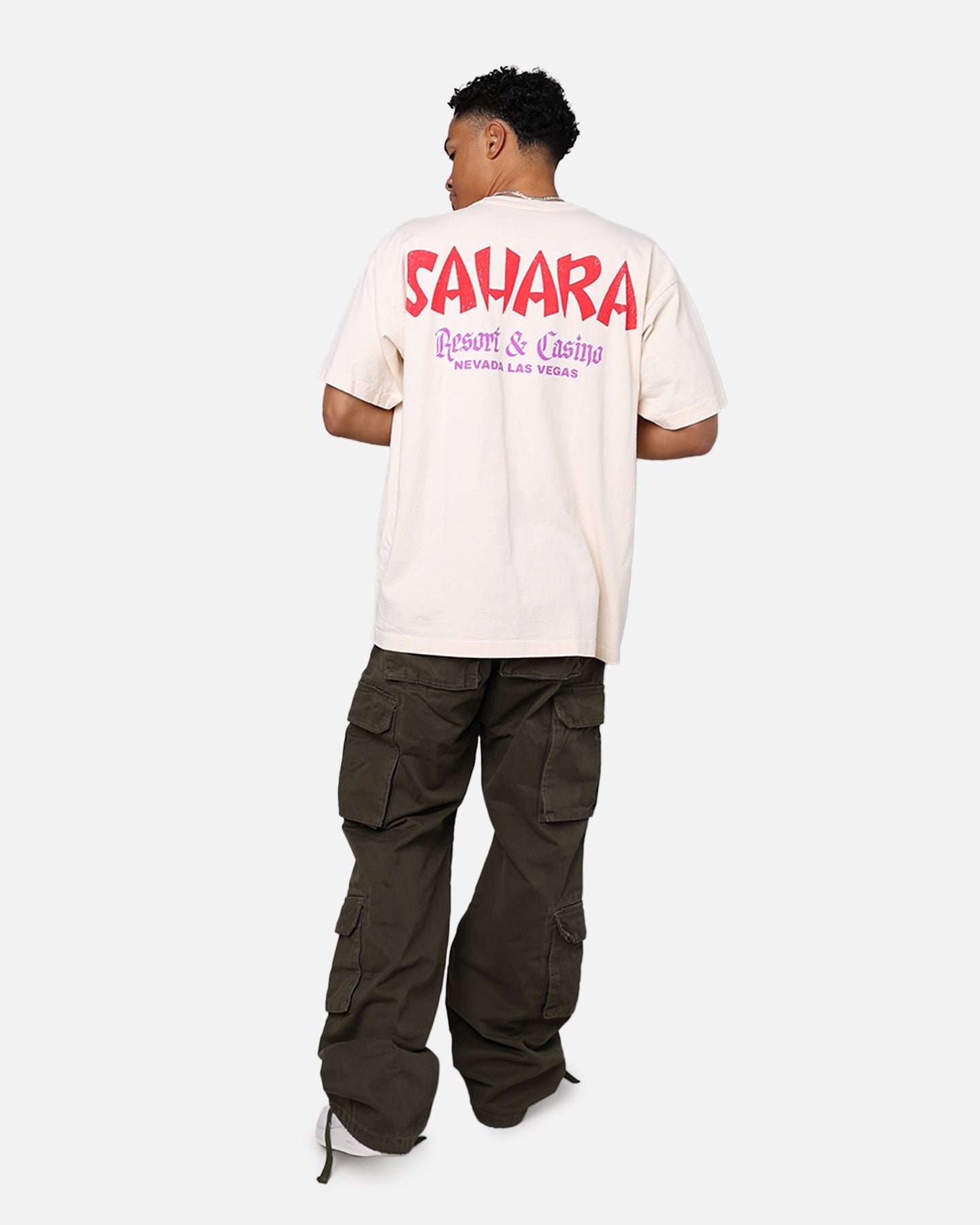 American Thrift Sahara Casino Vintage T-Shirt White