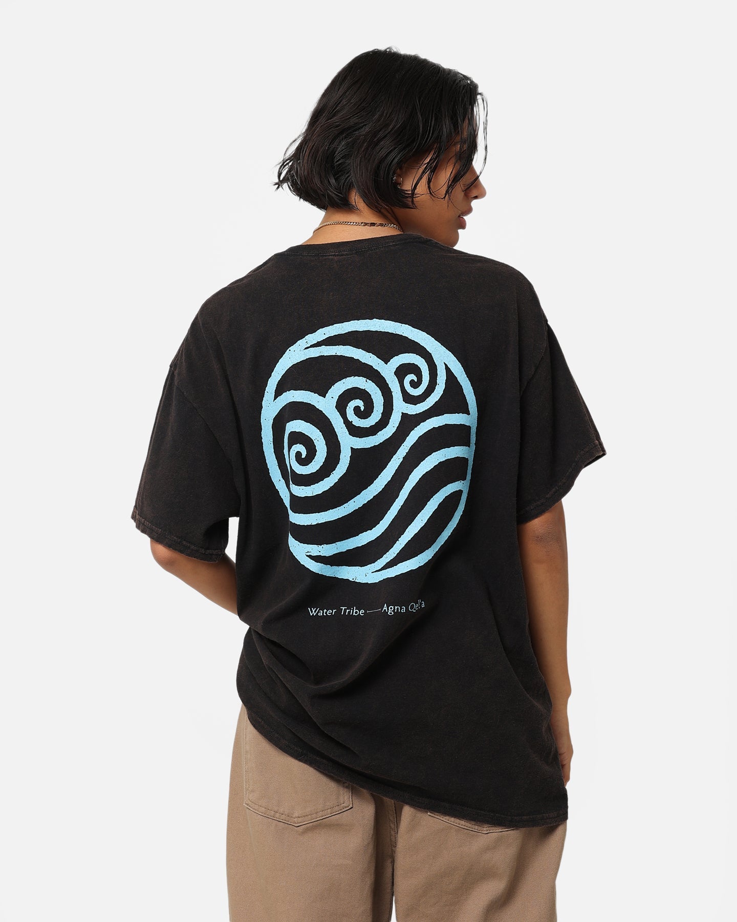 Goat Crew X Avatar: The Last Airbender Sokka Vintage T-Shirt Black Wash Style001