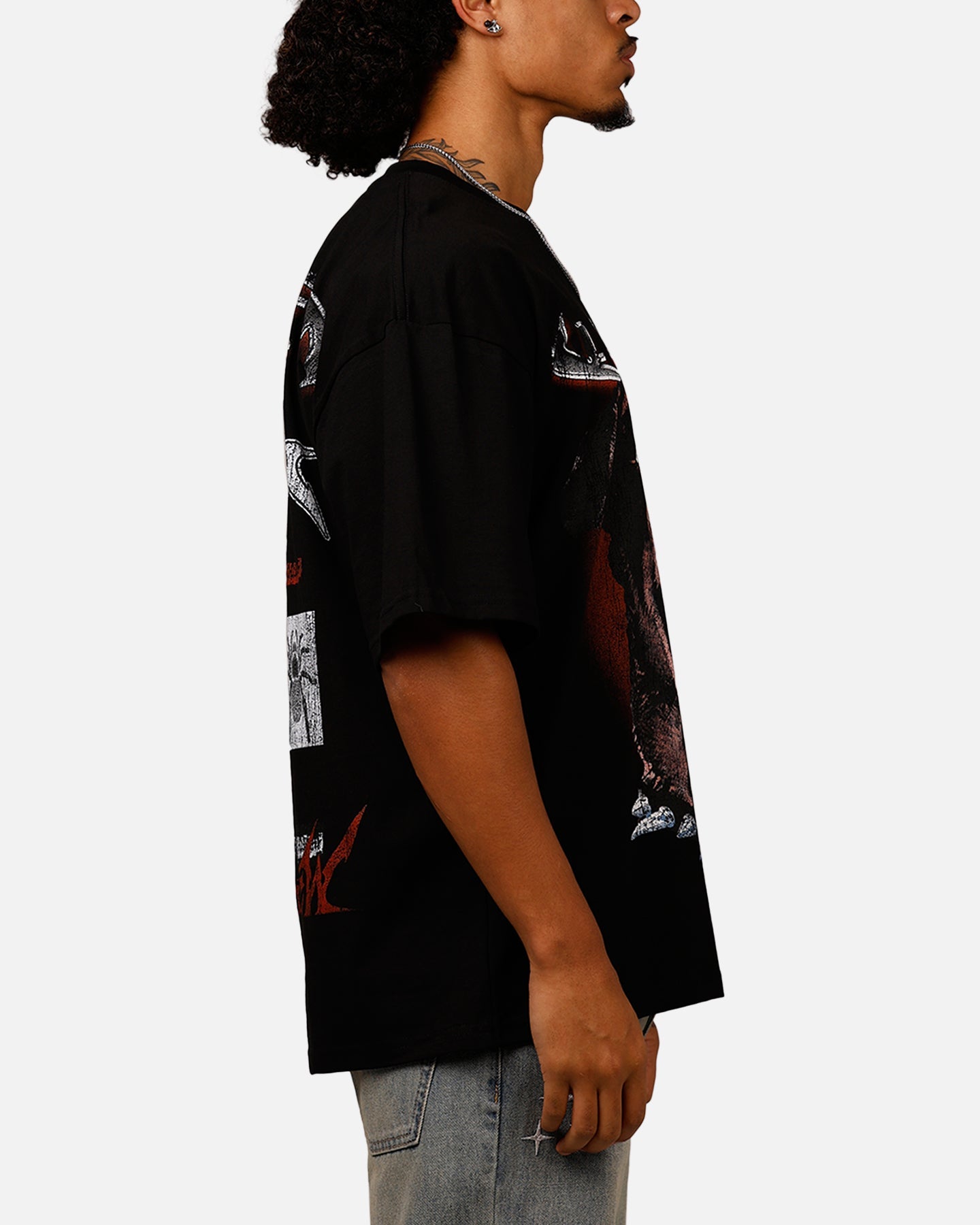 Loiter Dog House Vintage T-Shirt Black