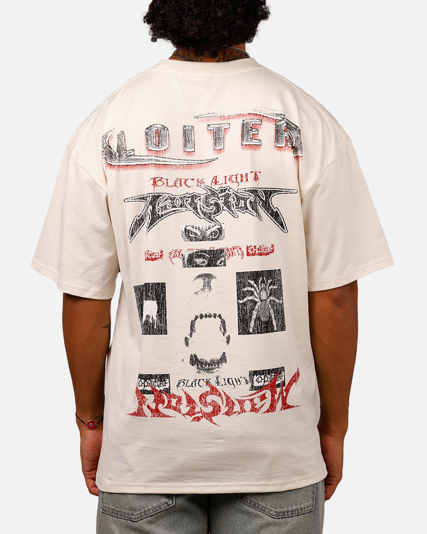 Loiter Dog House Vintage T-Shirt Off White