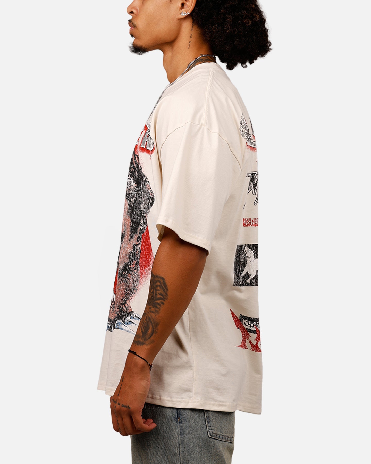 Loiter Dog House Vintage T-Shirt Off White