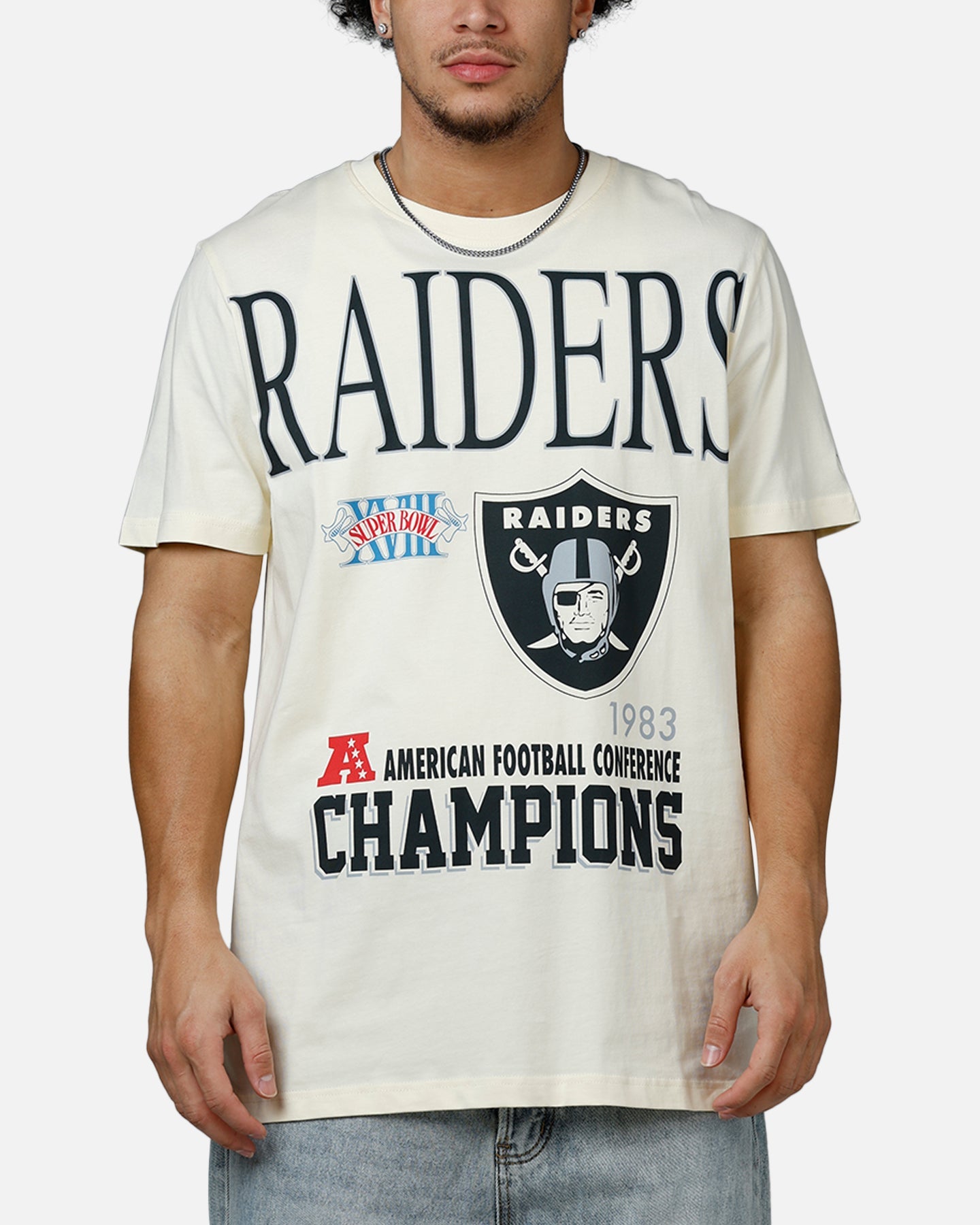 New Era Las Vegas Raiders 1983 Vintage Champs T-Shirt White