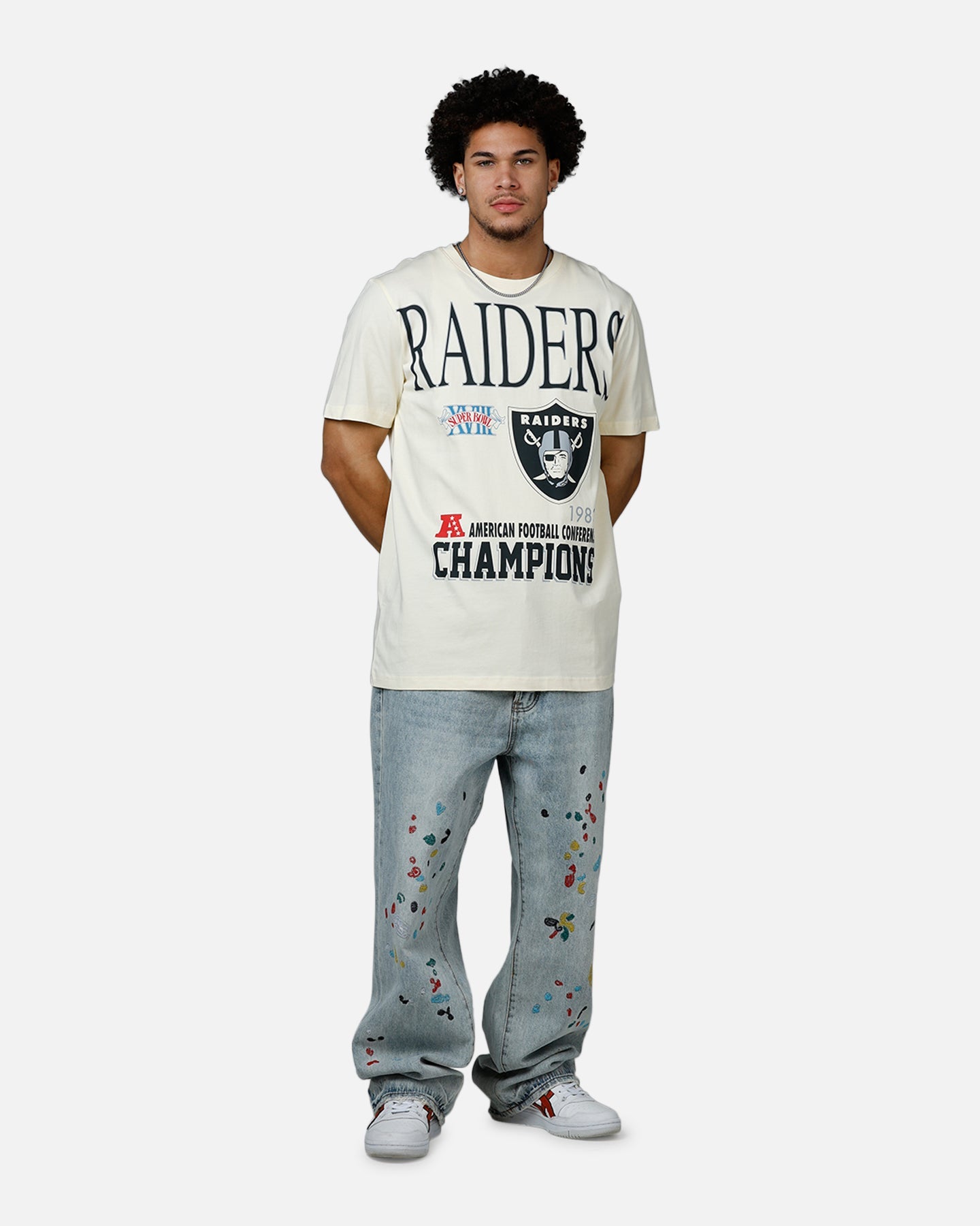 New Era Las Vegas Raiders 1983 Vintage Champs T-Shirt White