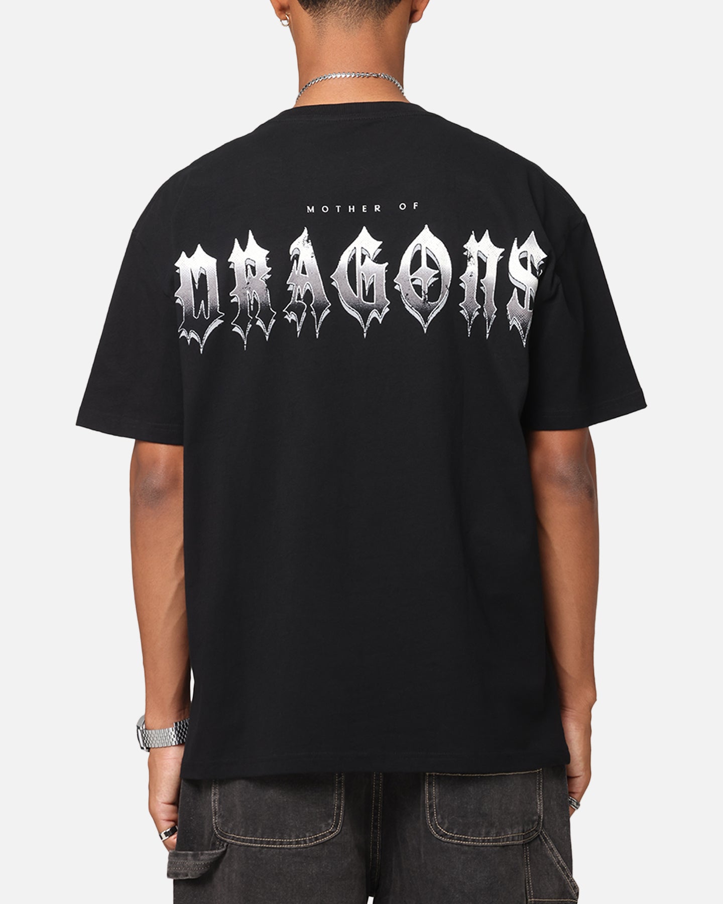 Goat Crew X Game Of Thrones Mother Of Dragons Vintage T-Shirt Black Acidwash