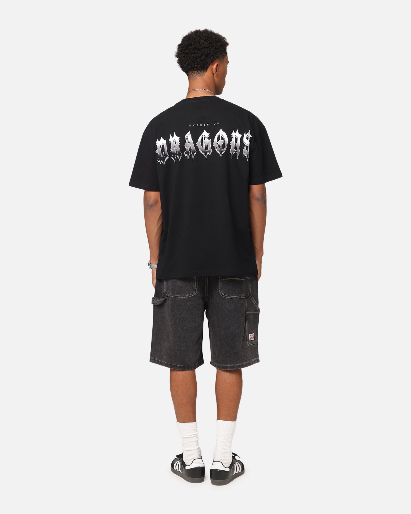 Goat Crew X Game Of Thrones Mother Of Dragons Vintage T-Shirt Black Acidwash