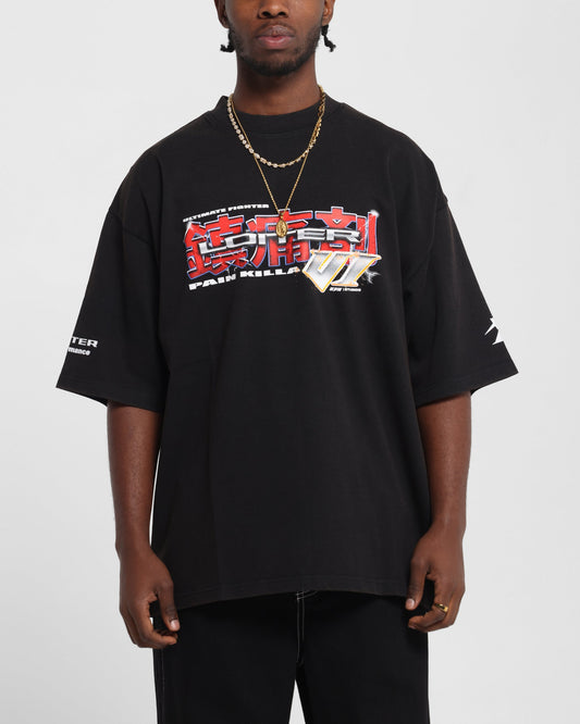 Loiter Fighter Vintage T-Shirt Vintage Black