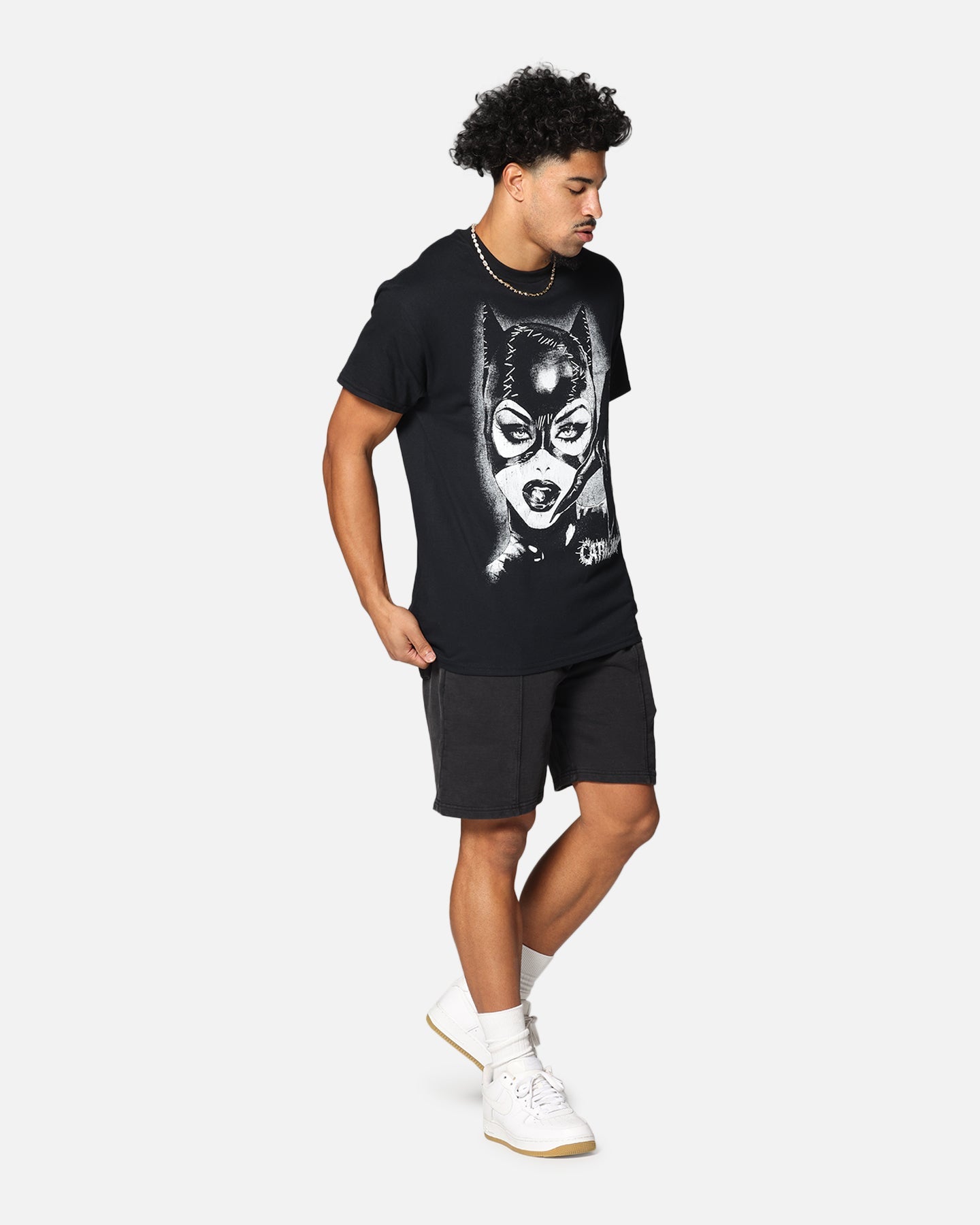 Goat Crew X DC Batman Catwoman T-Shirt Black