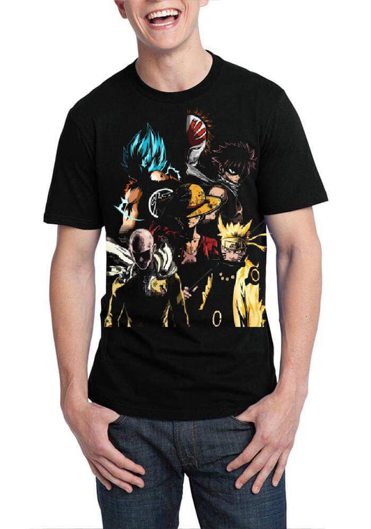 Best Anime Black T-Shirt