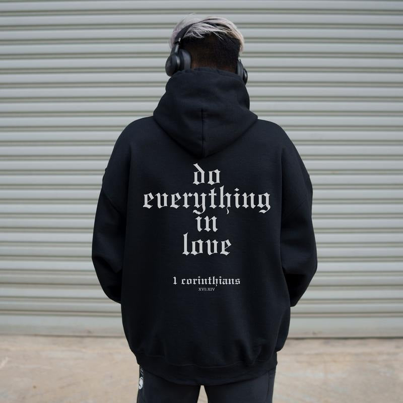 1 Corinthians Bible Verse Hoodie Christian Hoodie Christian Merch Mens Christian Streetwear Jesus Hoodie Christian...