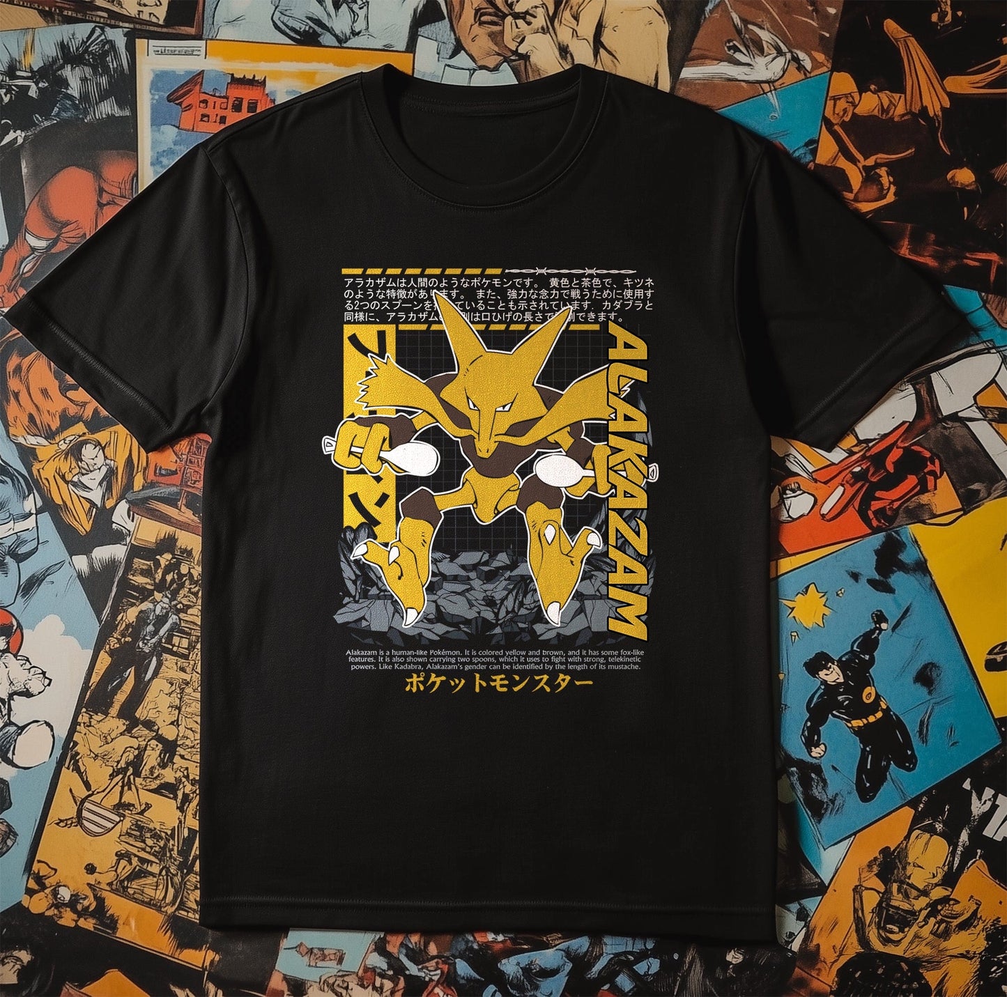 P4 Pok√©mon Alakazam T-shirt