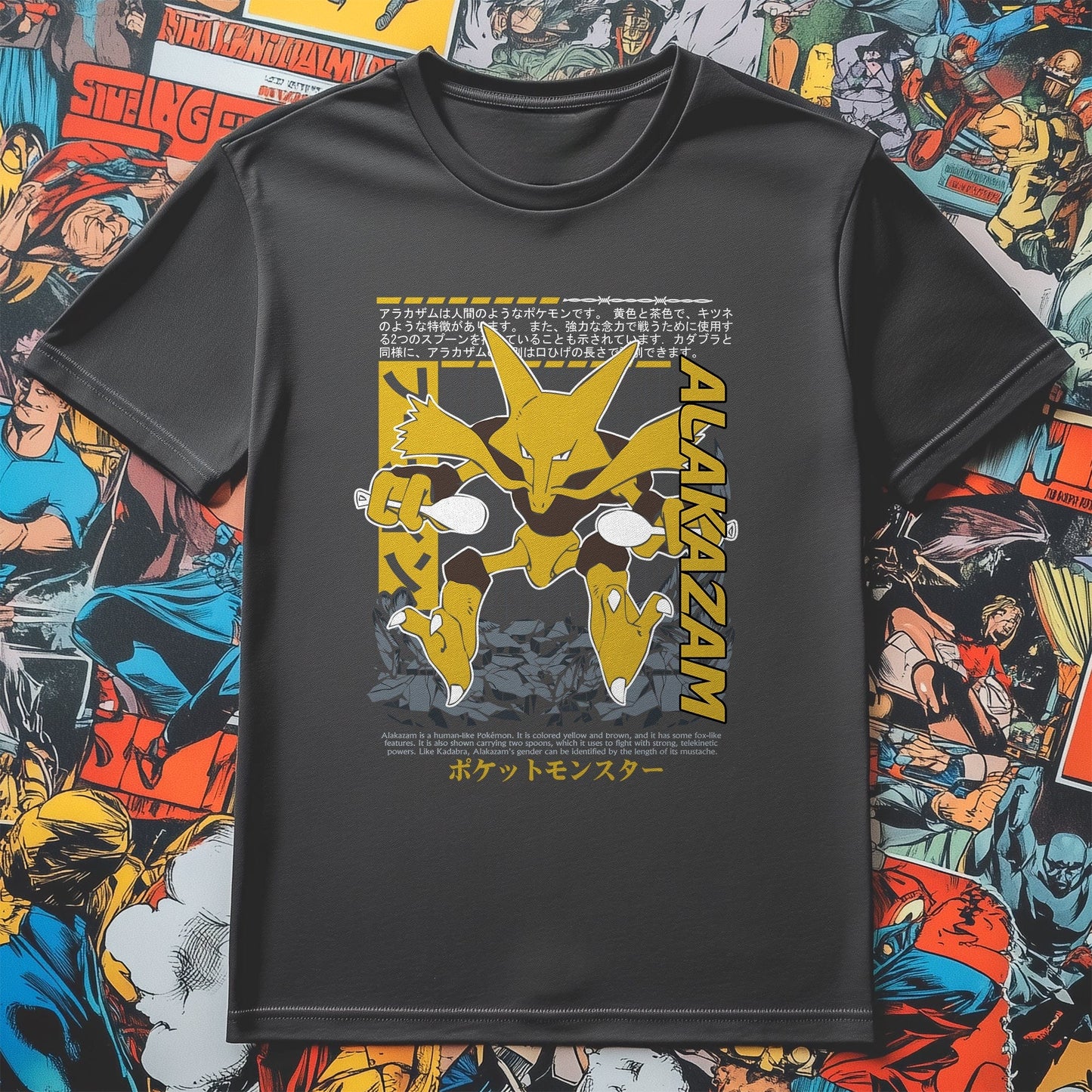 P4 Pok√©mon Alakazam T-shirt