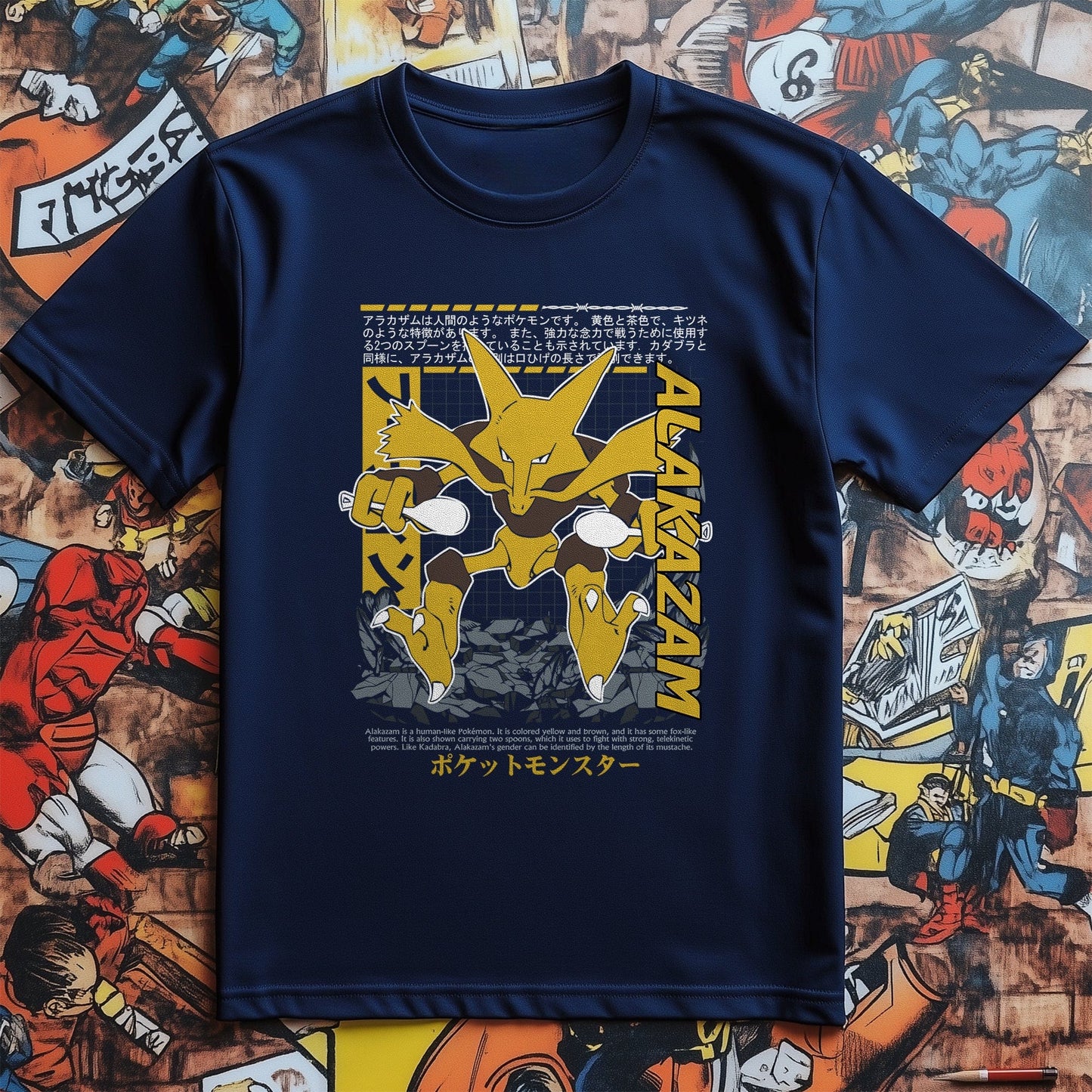 P4 Pok√©mon Alakazam T-shirt
