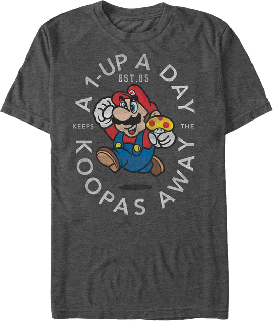 1-Up A Day Super Mario Bros. T-Shirt