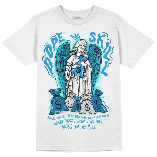 Military Blue 4s DopeSkill T-Shirt Angels Graphic