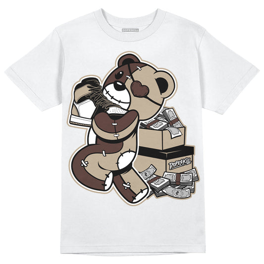 Latte 1s DopeSkill T-Shirt Bear Steals Sneaker Graphic
