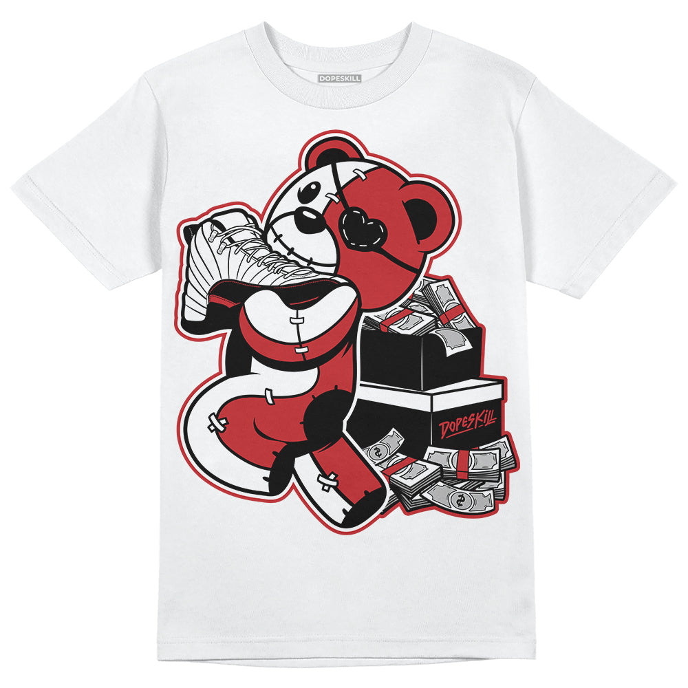 Red Taxi 12s DopeSkill T-Shirt Bear Steals Sneaker Graphic