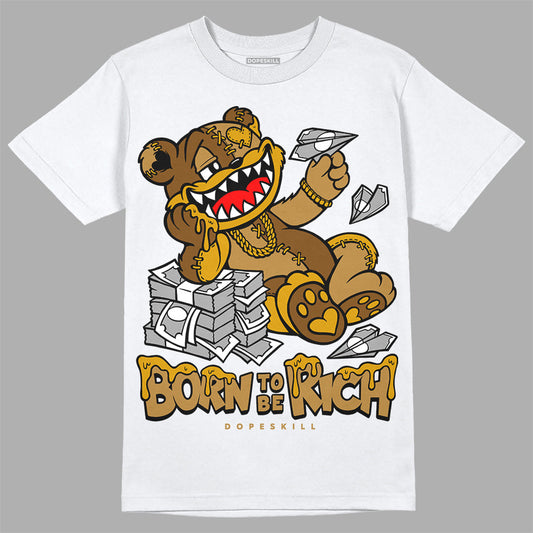 Wheat 13s DopeSkill T-Shirt Born To Be Rich Graphic